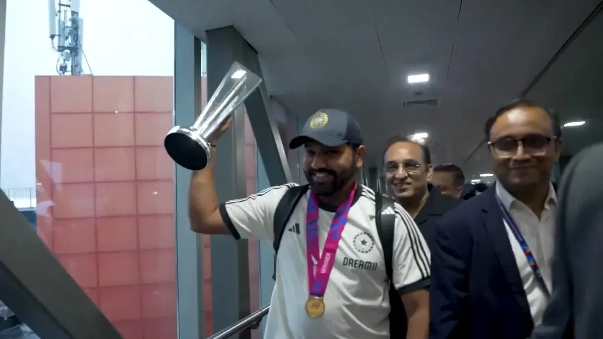 Rohit Sharma arrives in Delhi