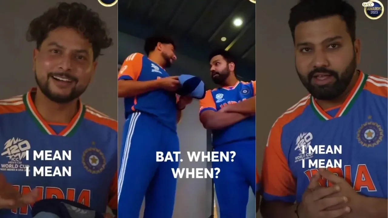 Watch: Rohit Sharma's hilarious reaction after Kuldeep Yadav says his batting helped him find a place in ODI Team of the Year