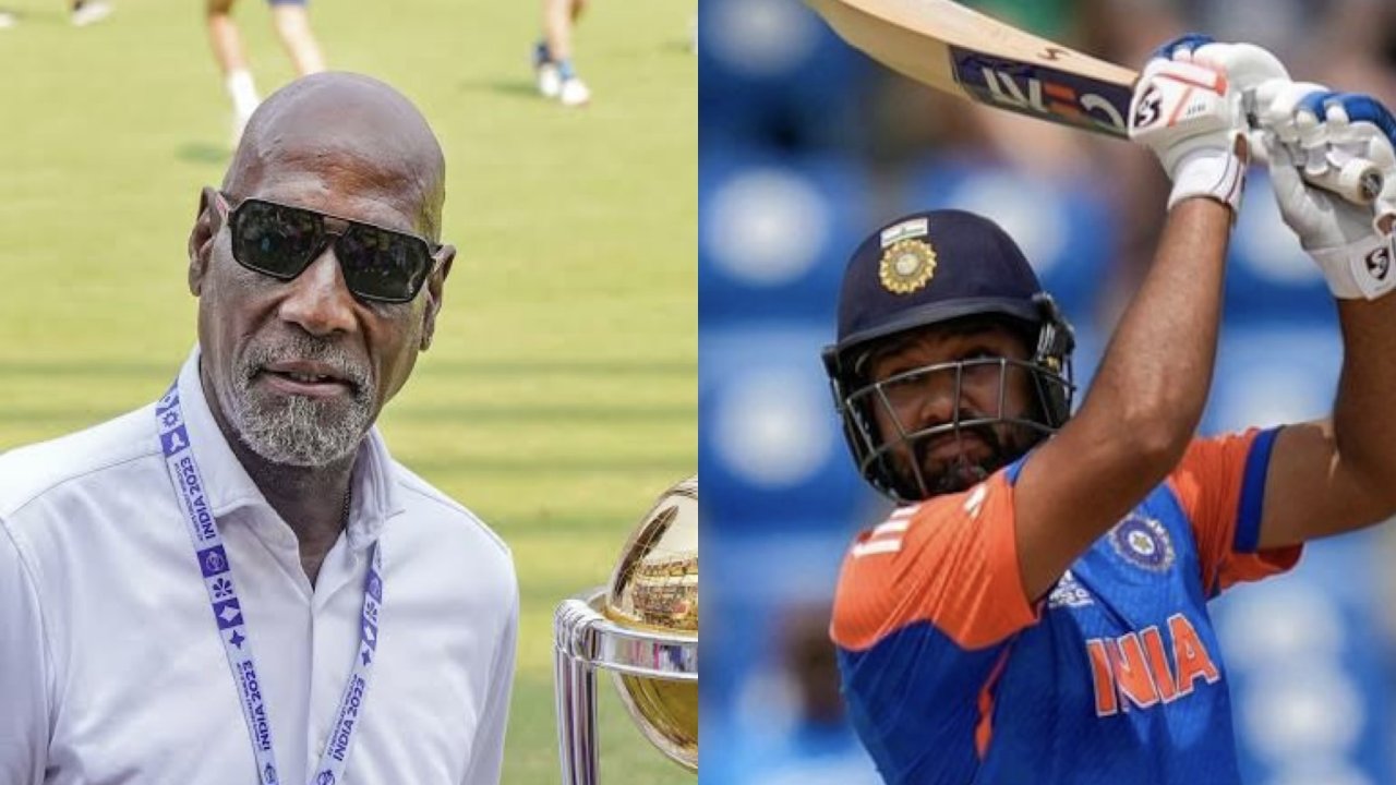 Rohit Sharma and Viv Richards