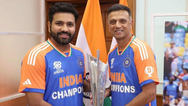 Rohit Sharma and Rahul Dravid