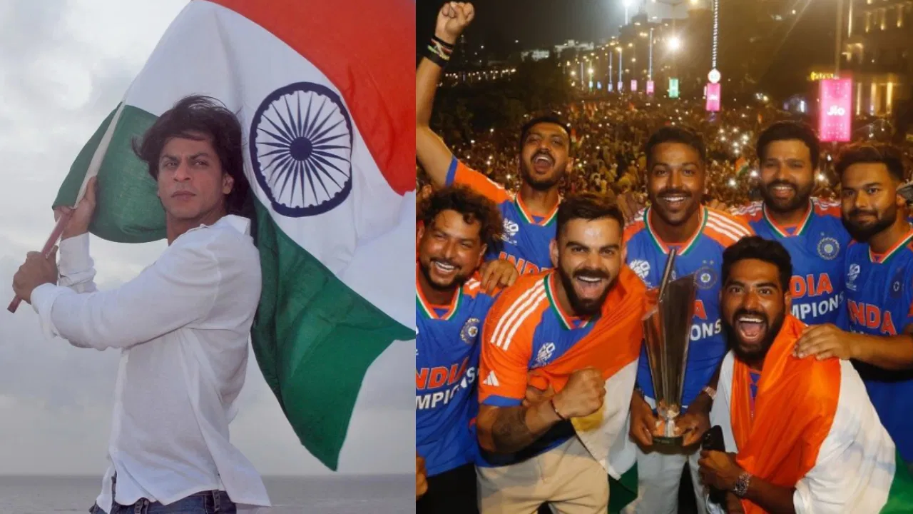 Shah Rukh Khan and Team India