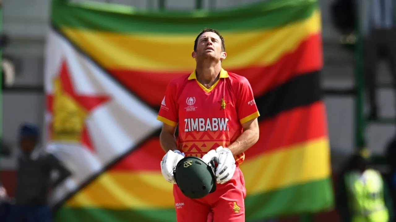 Sean Williams of Zimbabwe