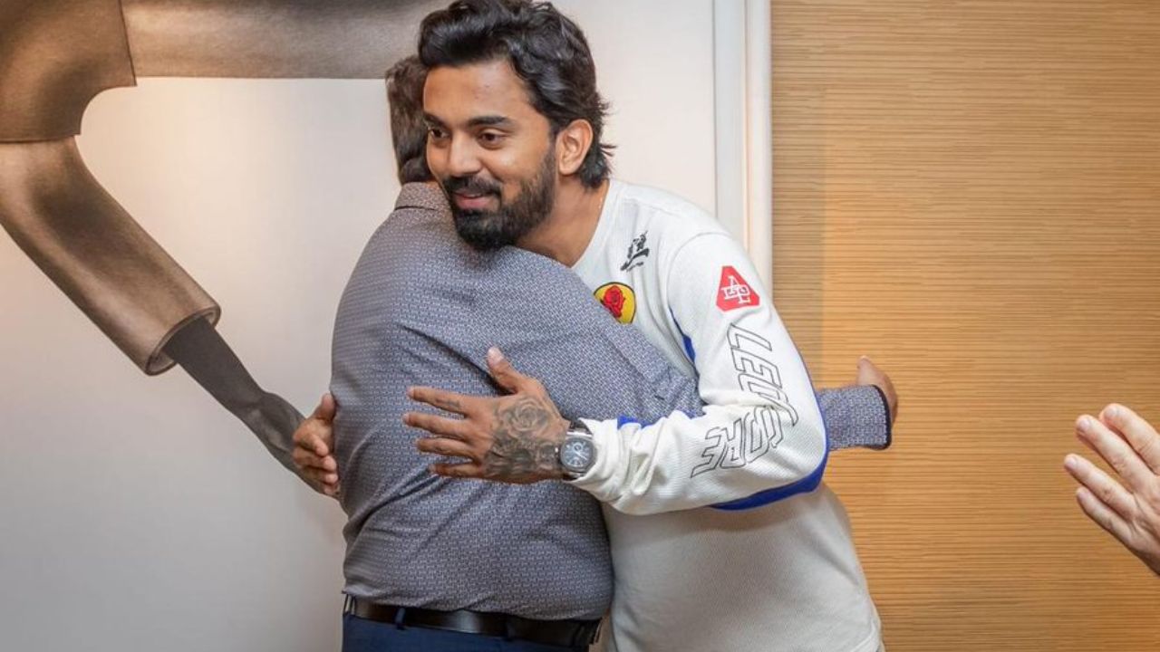 Sanjiv Goenka and KL Rahul