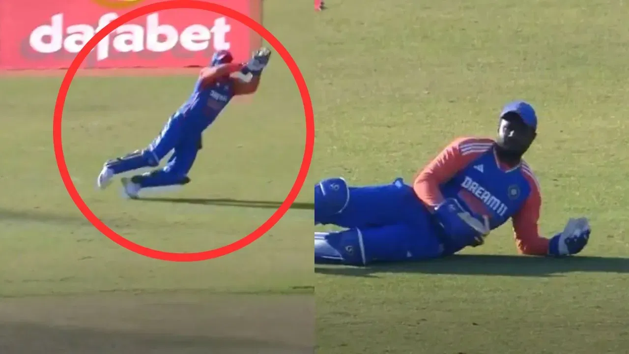 Watch: Sanju Samson grabs exceptional catch