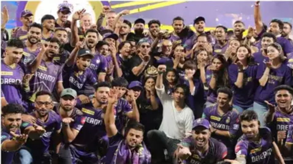 Watch - Shah Rukh Khan and entire KKR teams floors BCCI with Harshit ...