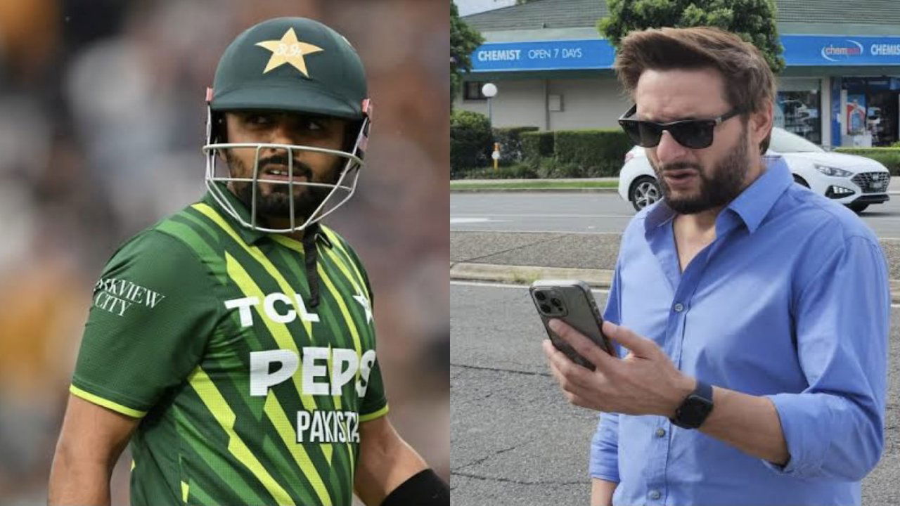 Shahid Afridi and Babar Azam