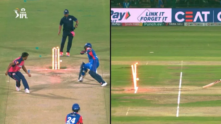 Shai Hope run out by Sandeep Sharma