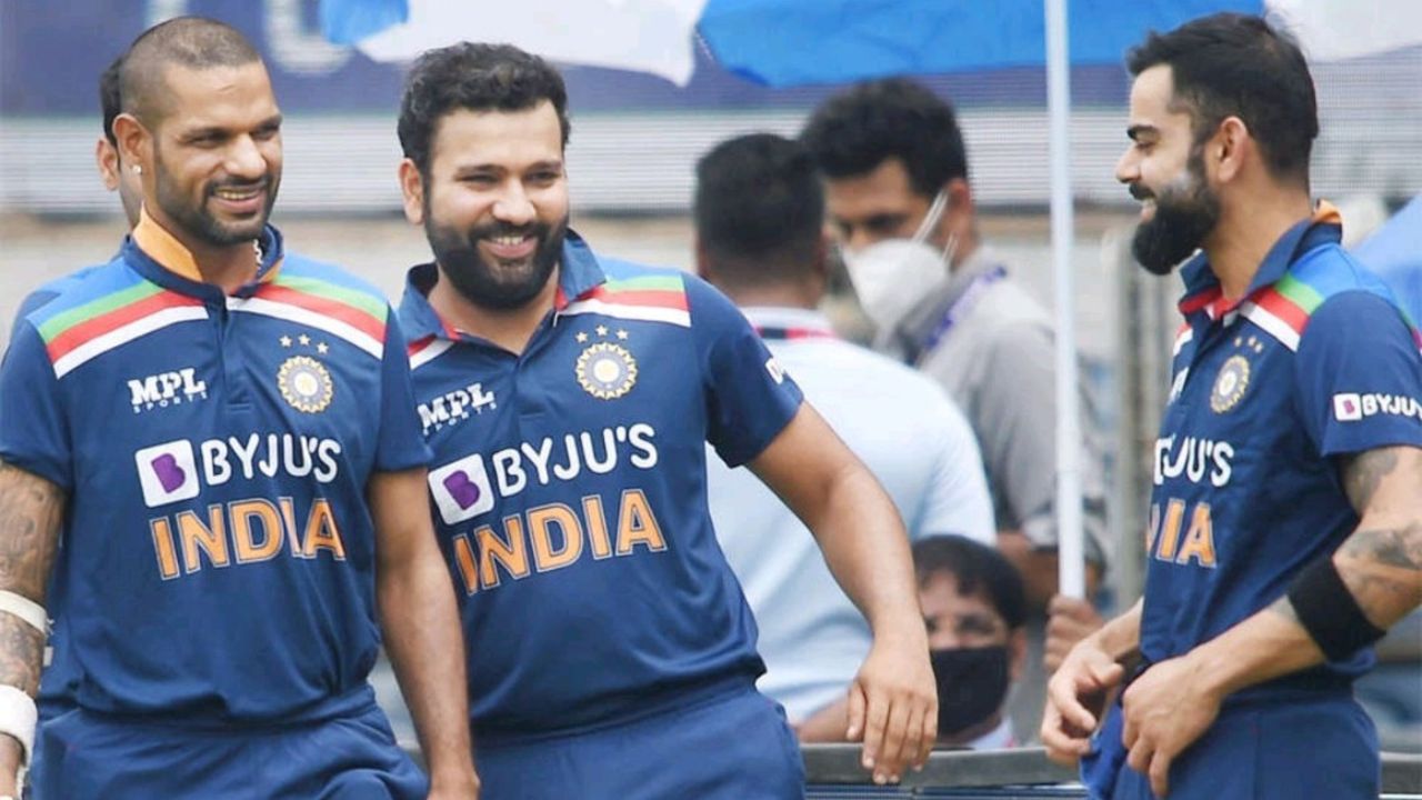 Shikhar Dhawan Rohit Sharma Virat Kohli