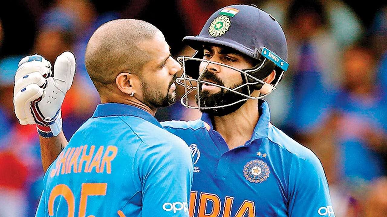 Shikhar Dhawan Virat Kohli