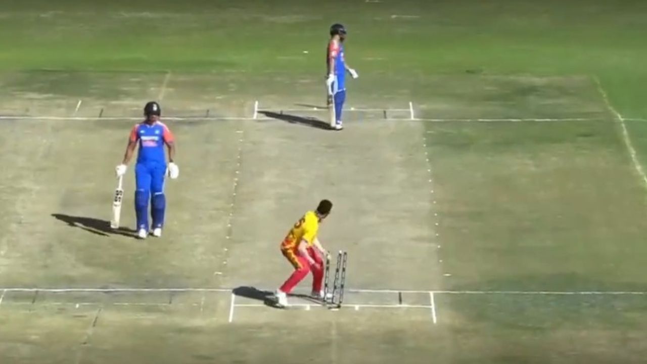 Watch: Shivam Dube loses his wicket in a mix-up with Rinku Singh