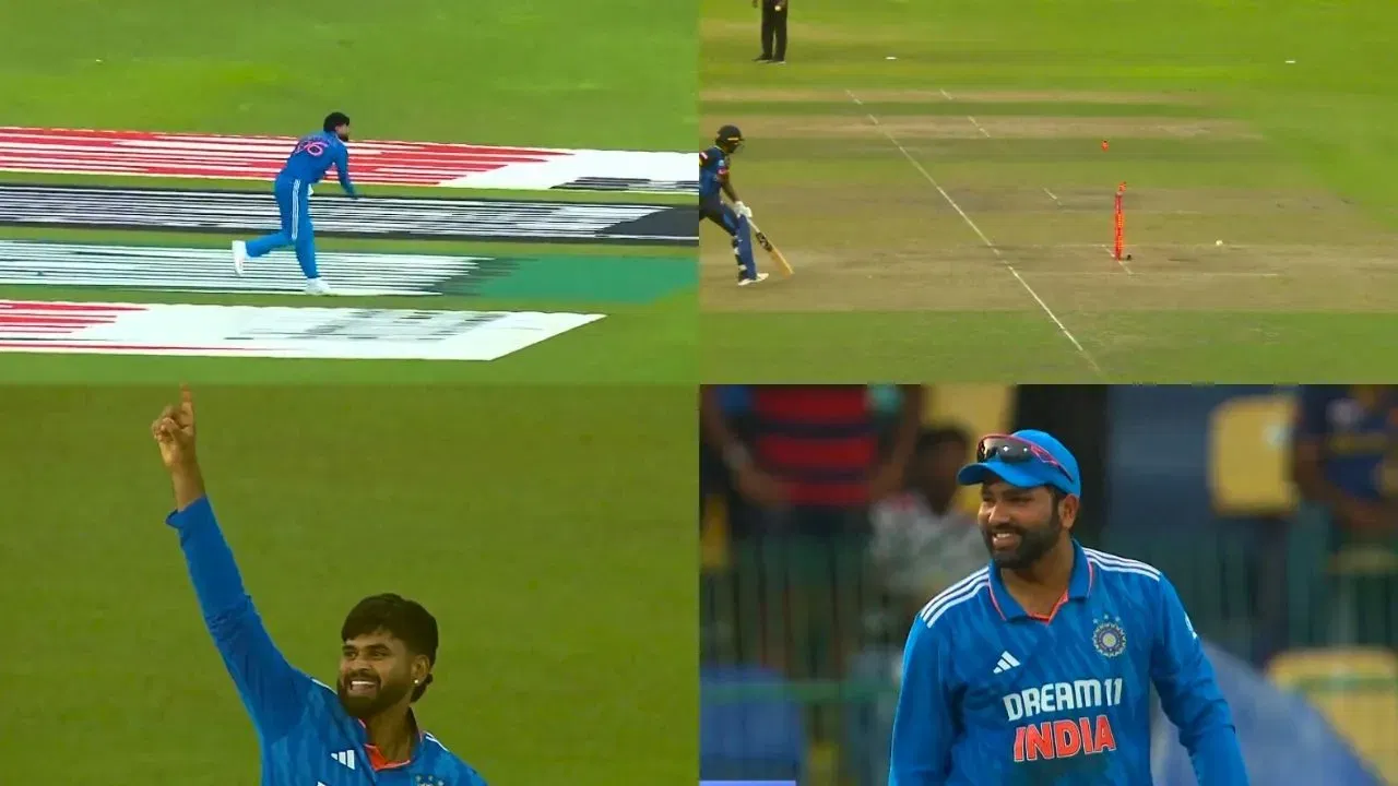 Watch: Rohit Sharma astonished as Shreyas Iyer produces absolutely unbelievable run-out in IND vs SL 2nd ODI