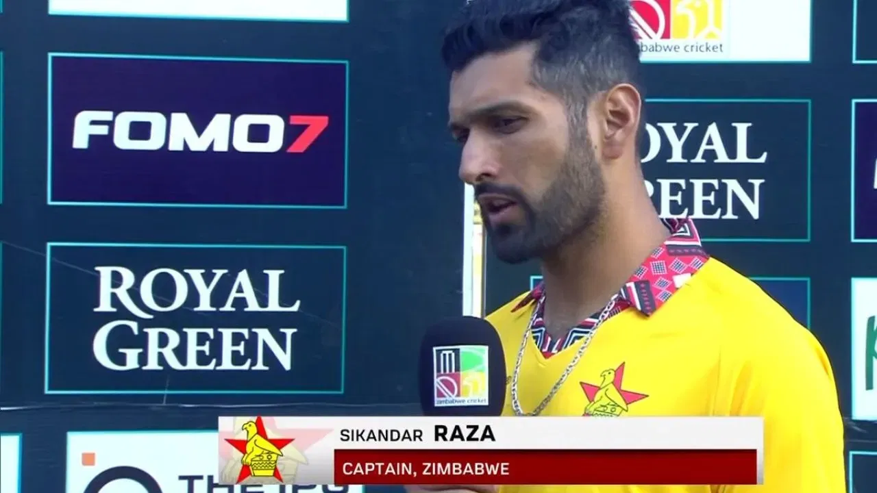 "Heavy Roller In The Innings Break Did..." - Sikandar Raza After India ...