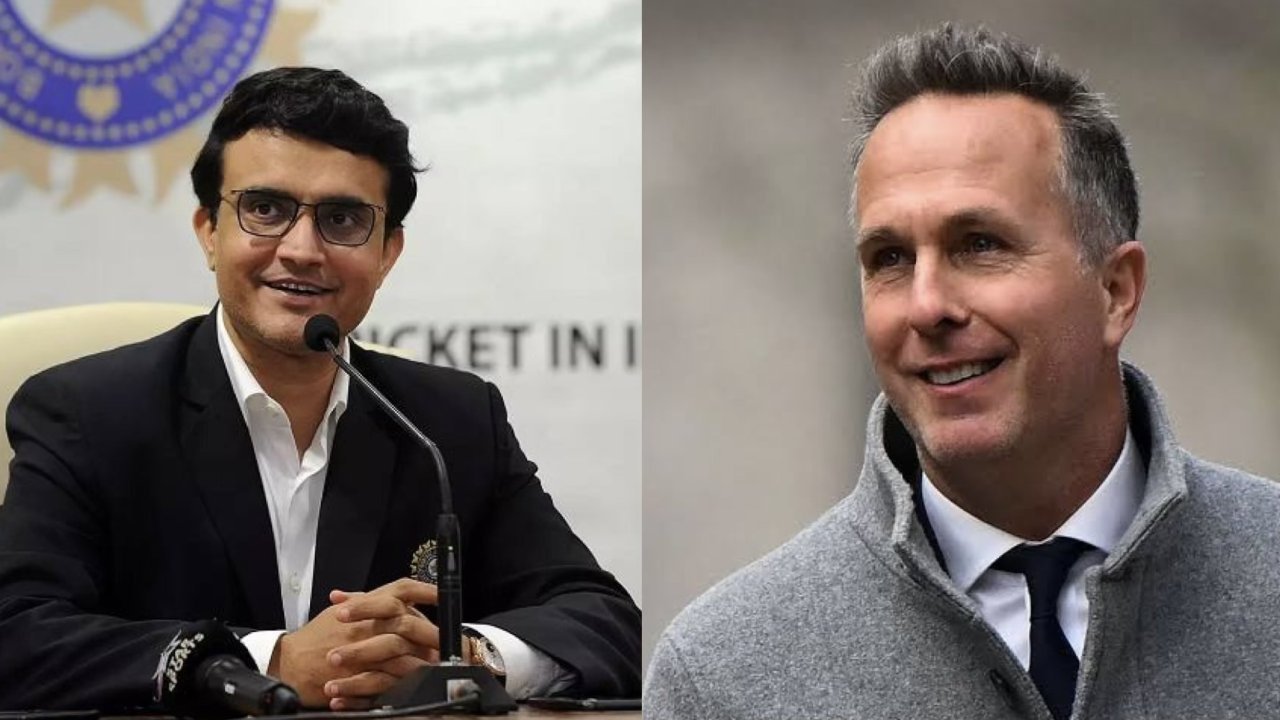 Sourav Ganguly and Michael Vaughan