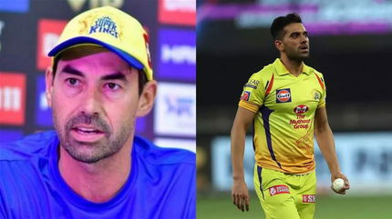 Stephen Fleming and Deepak Chahar