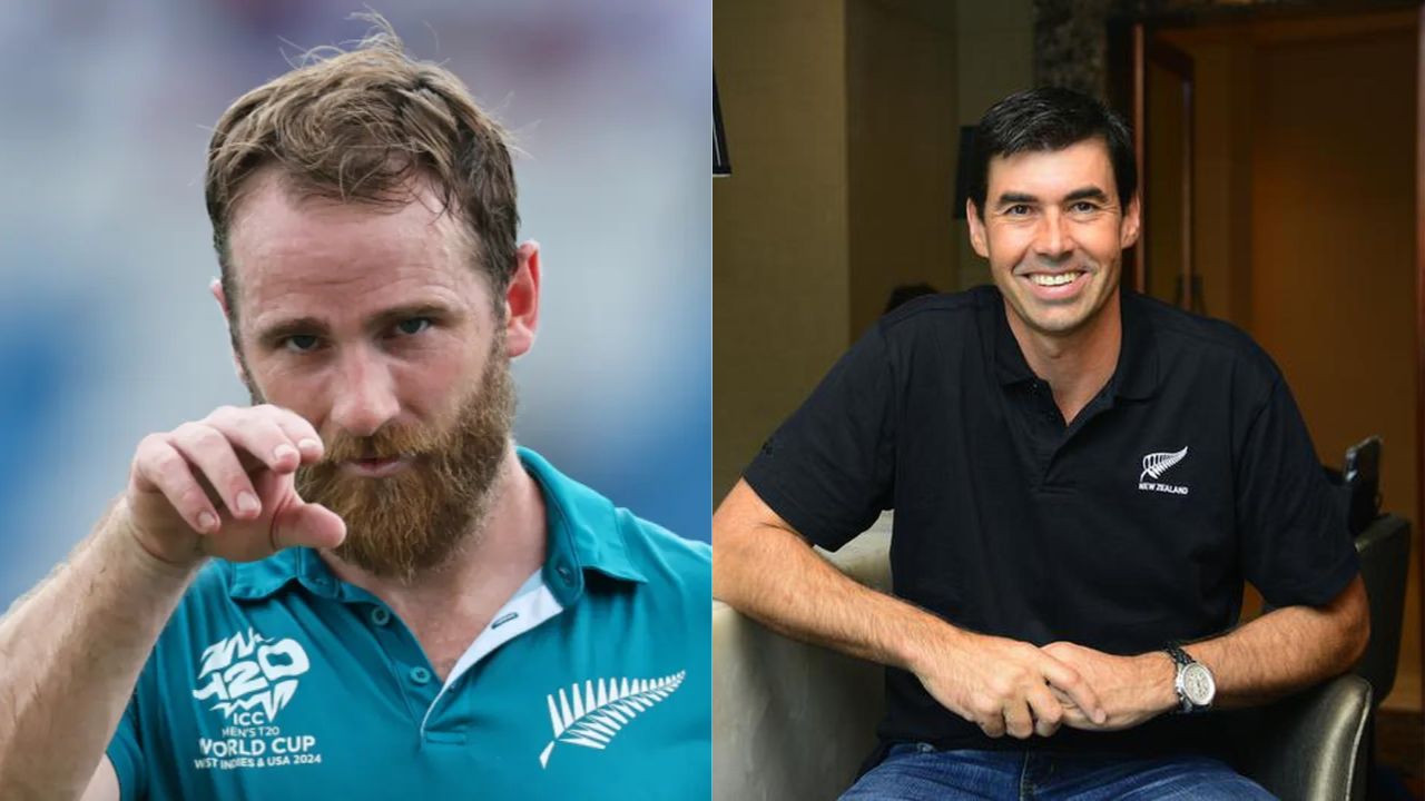 Stephen Fleming and Kane Williamson