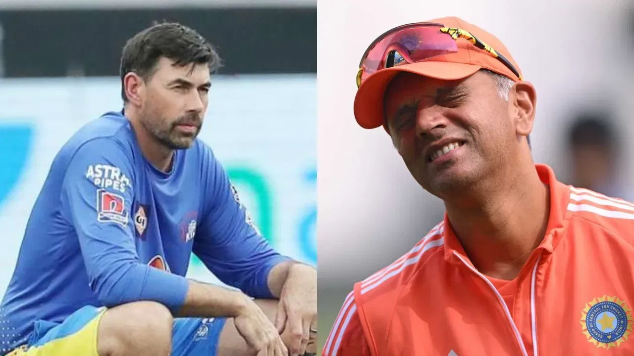 Stephen Fleming and Rahul Dravid