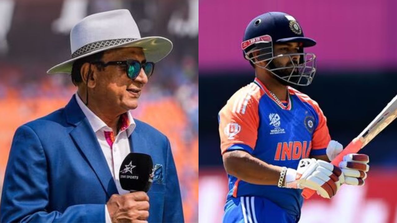 Sunil Gavaskar and Rishabh Pant