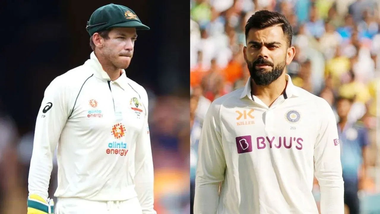 Tim Paine Virat Kohli