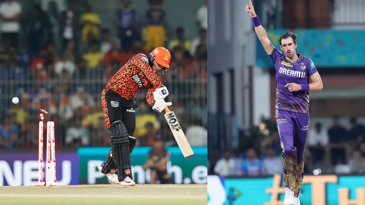 KKR vs SRH: Watch - Mitchell Starc castles Abhishek Sharma with ball of the tournament in IPL 2024 final