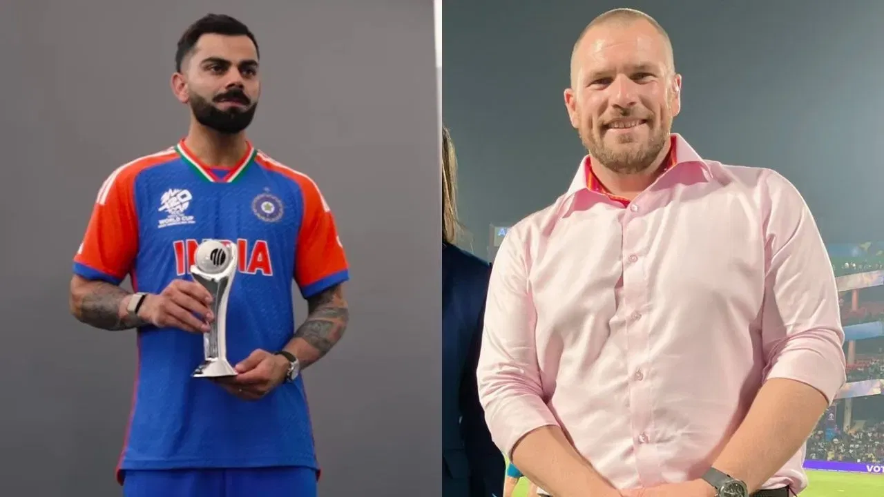 Virat Kohli and Aaron Finch