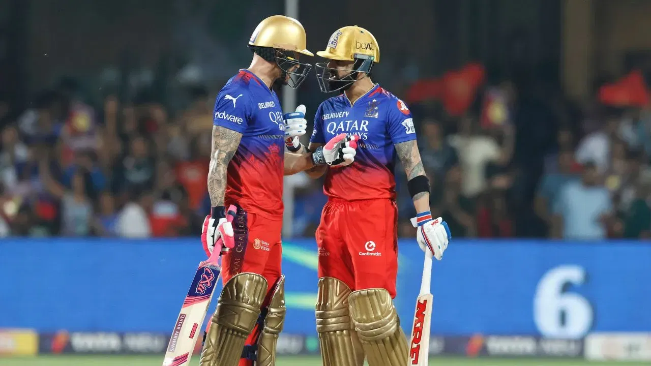 Virat Kohli and Faf du Plessis