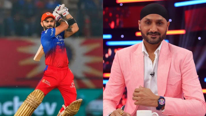Virat Kohli and Harbhajan Singh