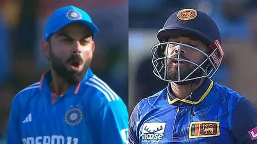 Virat Kohli and Kusal Mendis