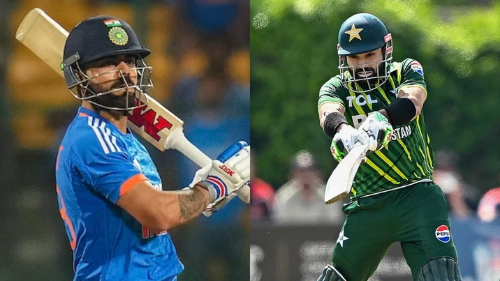 Virat Kohli and Mohammad Rizwan