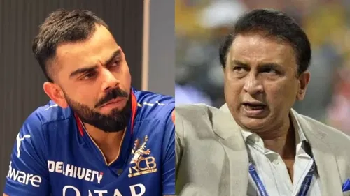 Virat Kohli and Sunil Gavaskar