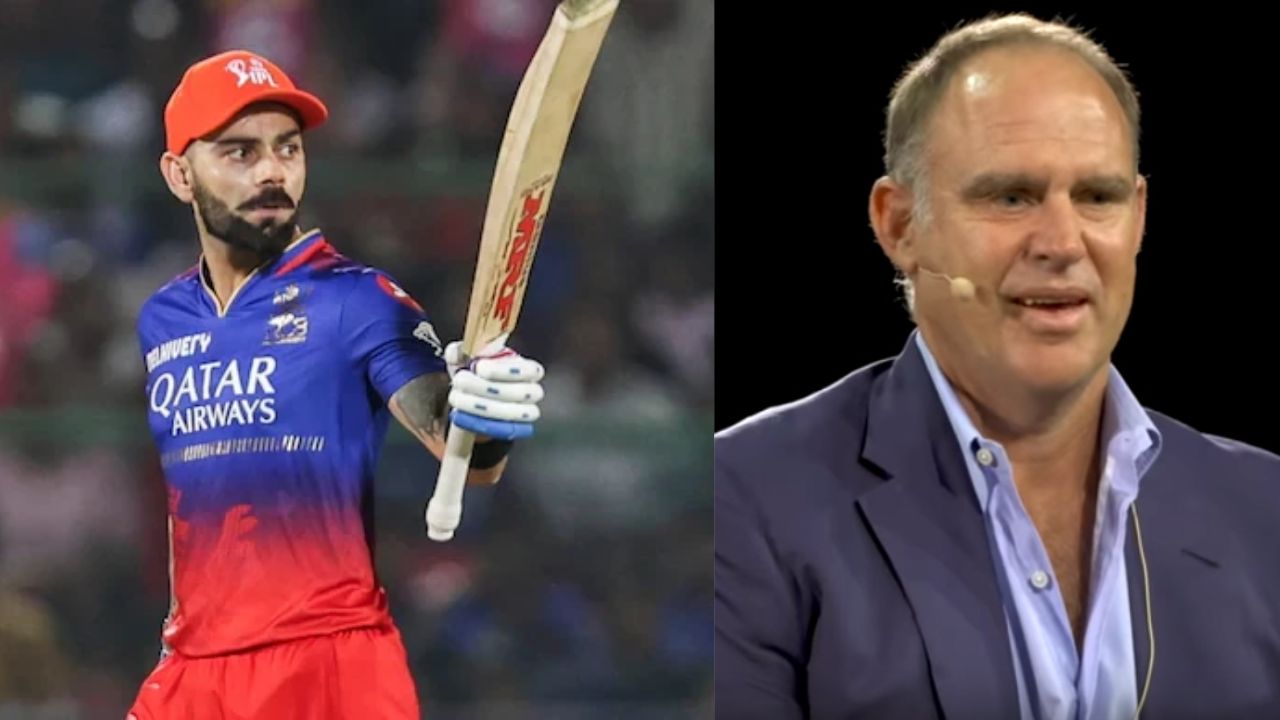 Virat Kohli and Matthew Hayden