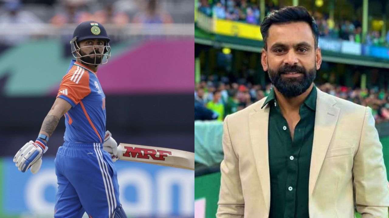 Virat Kohli and Mohammad Hafeez