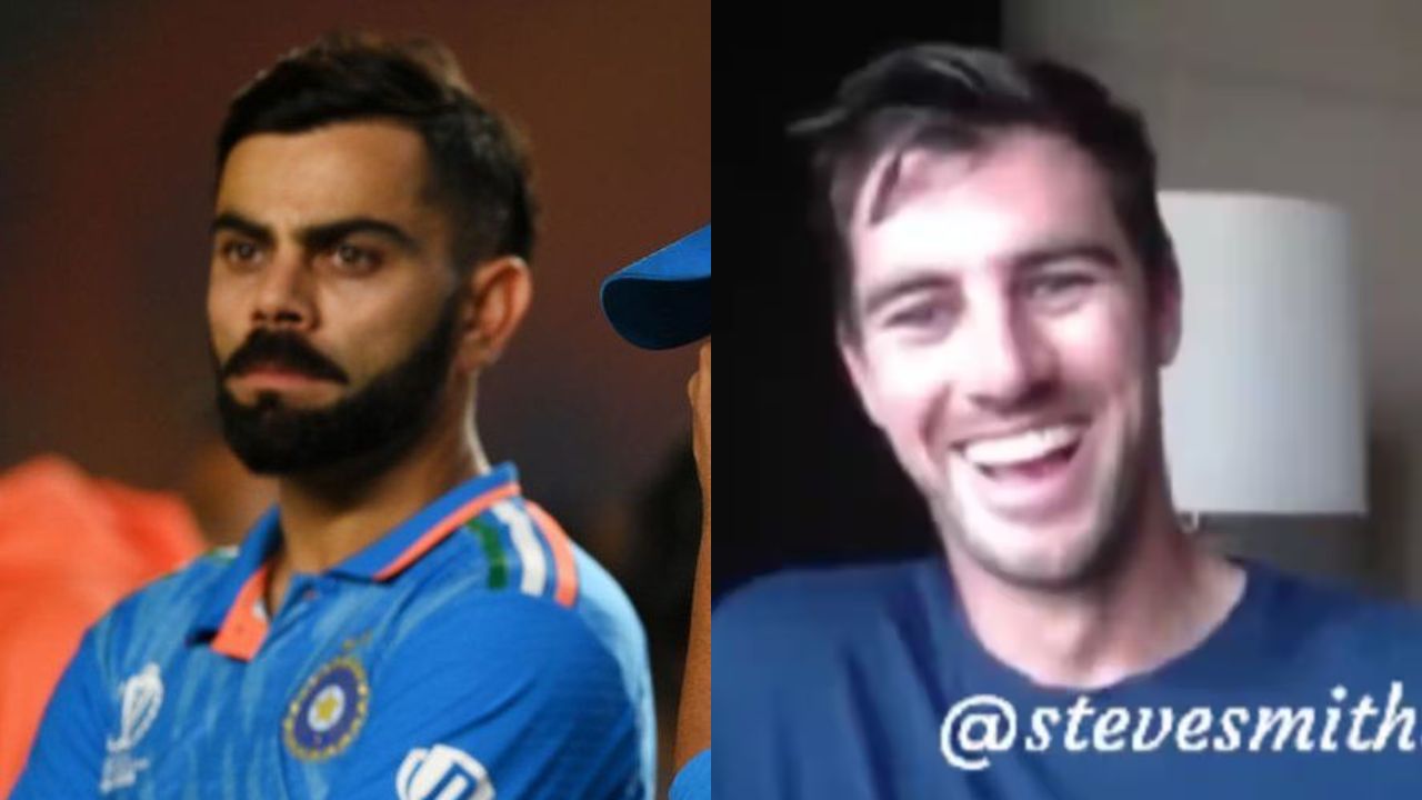 Virat Kohli and Pat Cummins