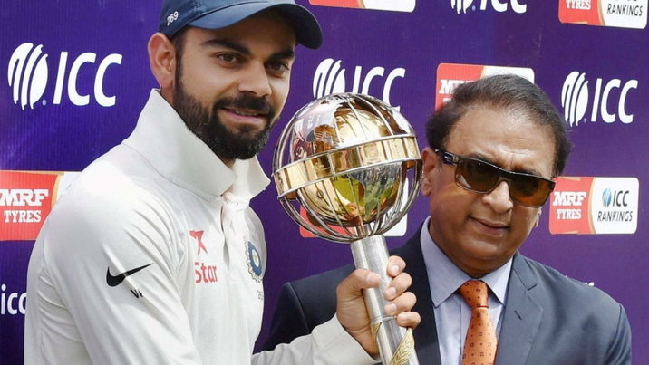 Virat Kohli and Sunil Gavaskar