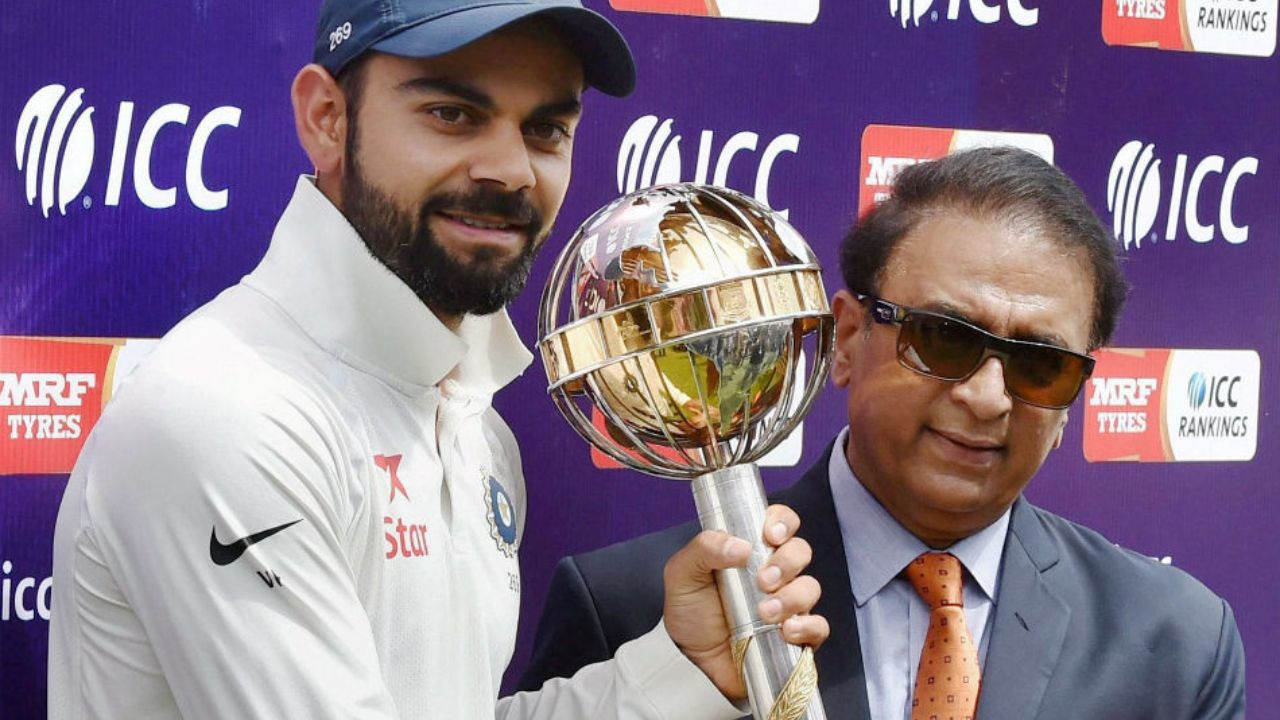 Virat Kohli and Sunil Gavaskar