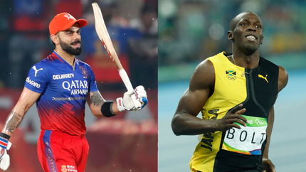 Virat Kohli and Usain Bolt