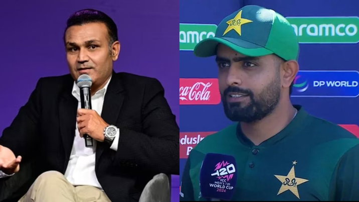 Virender Sehwag and Babar Azam