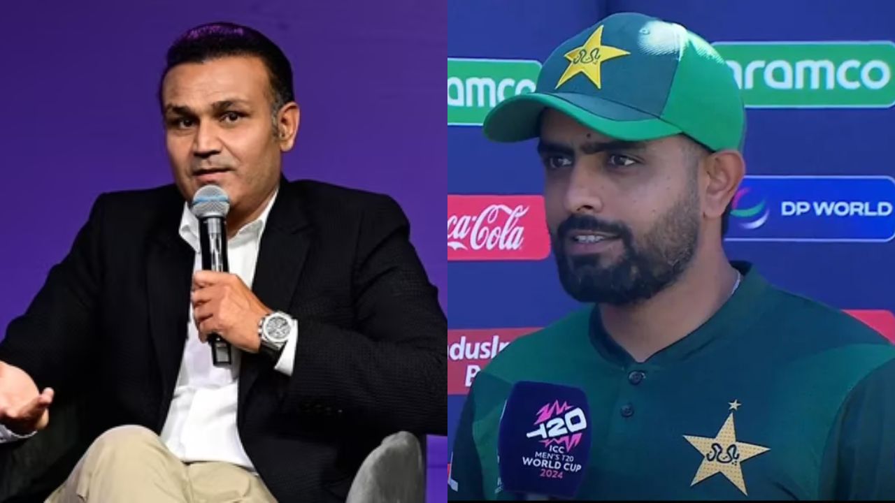 Virender Sehwag and Babar Azam