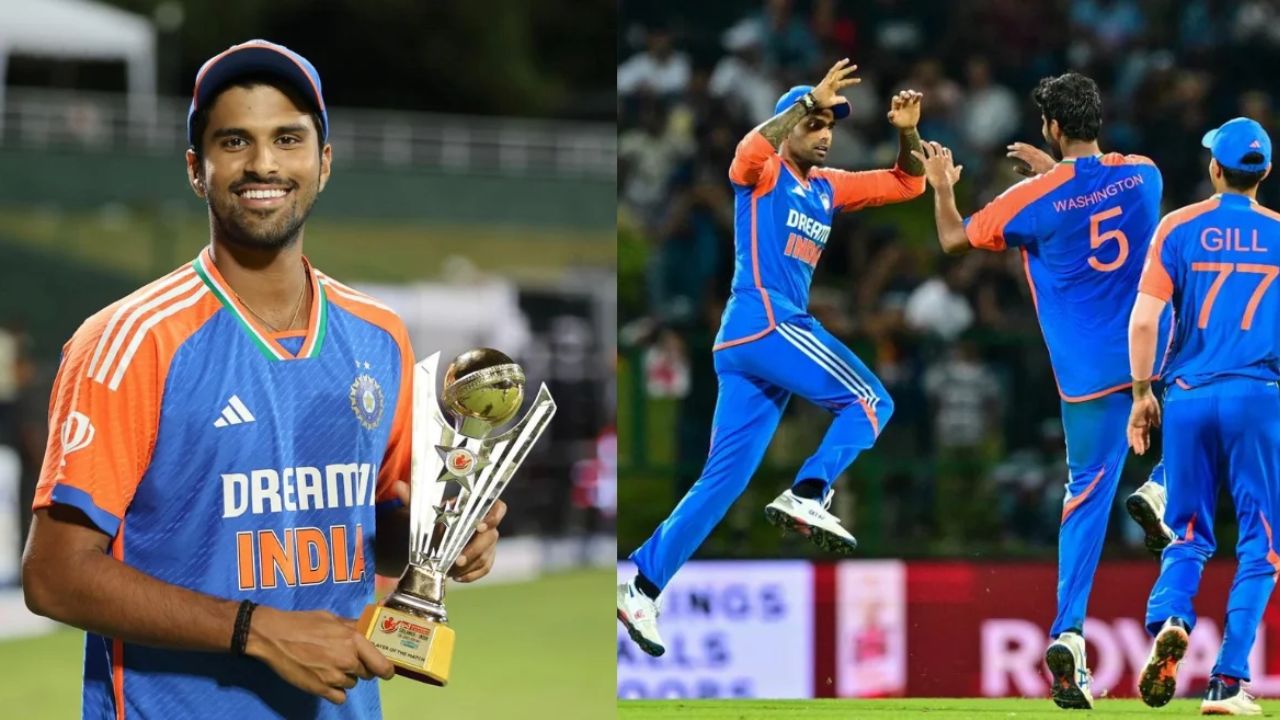 Washington Sundar Suryakumar Yadav Shubman Gill