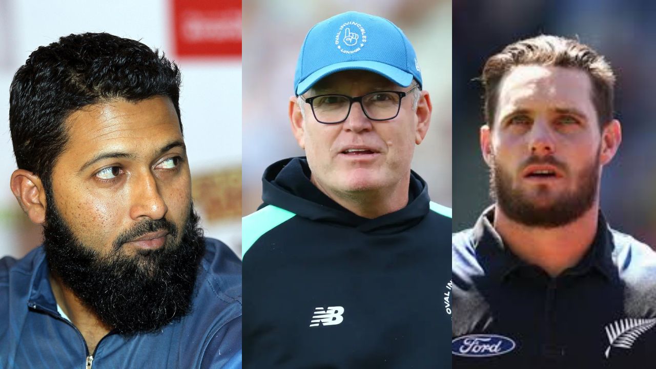 Wasim Jaffer, Tom Moody and MitchellMcClenaghan