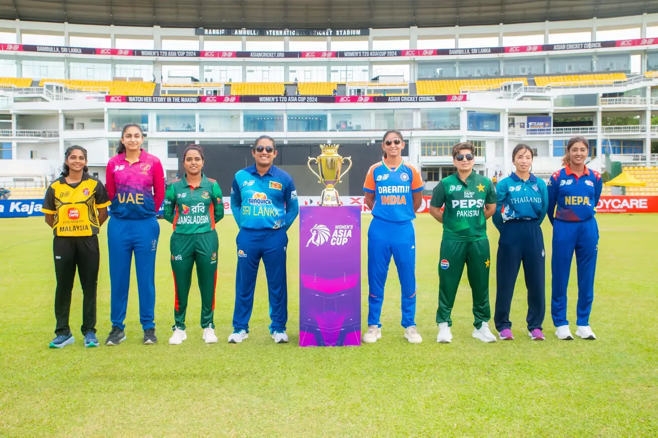 Women's Asia Cup 2024 captains