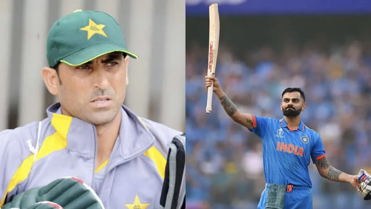 Younis Khan and Virat Kohli