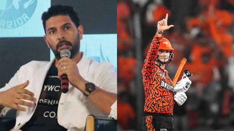 Yuvraj Singh and Abhishek Sharma