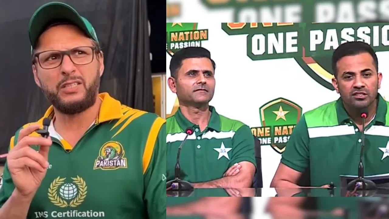 Shahid Afridi, Abdul Razzaq and Wahab Riaz