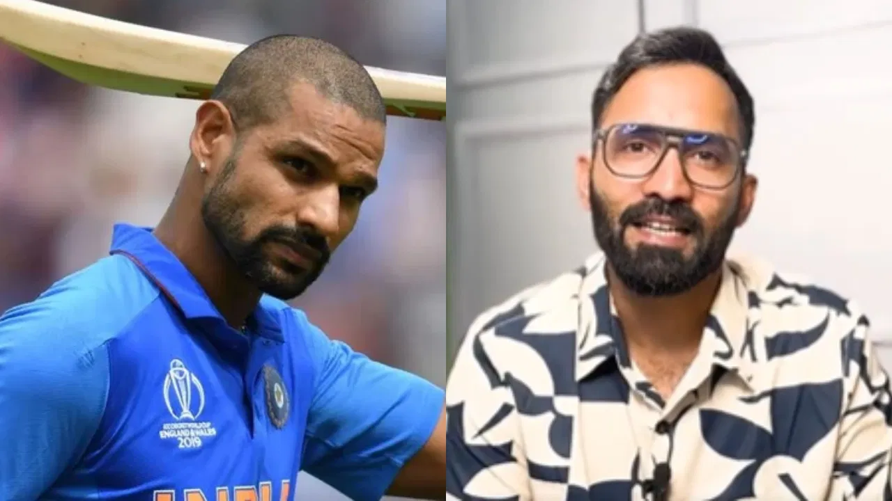 Shikhar Dhawan and Dinesh Karthik