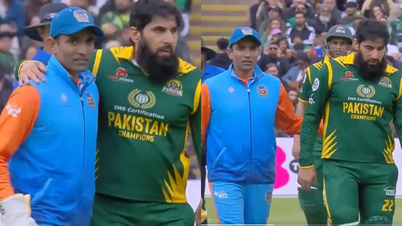 Misbah-ul-Haq and Robin Uthappa