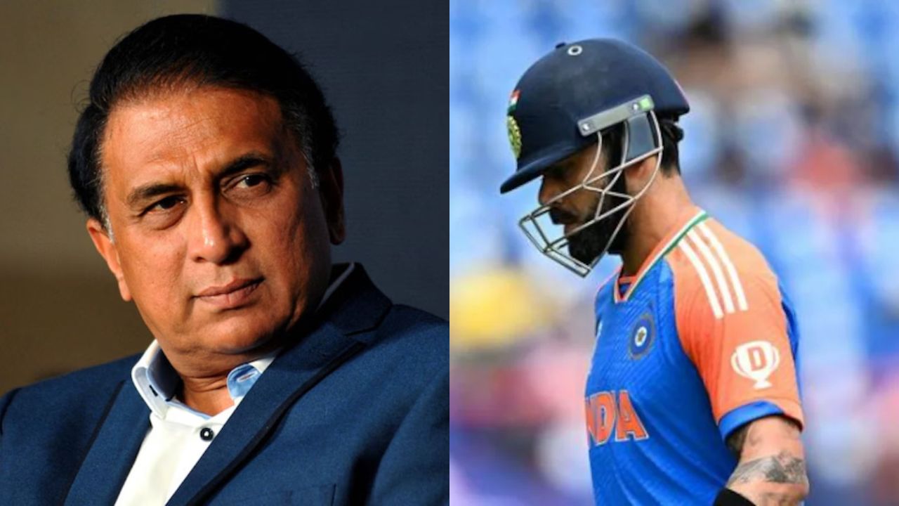 Sunil Gavaskar and Virat Kohli