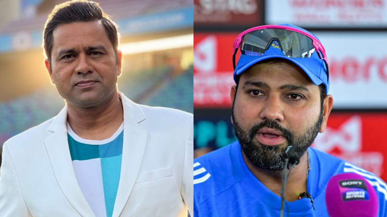 Aakash Chopra and Rohit Sharma