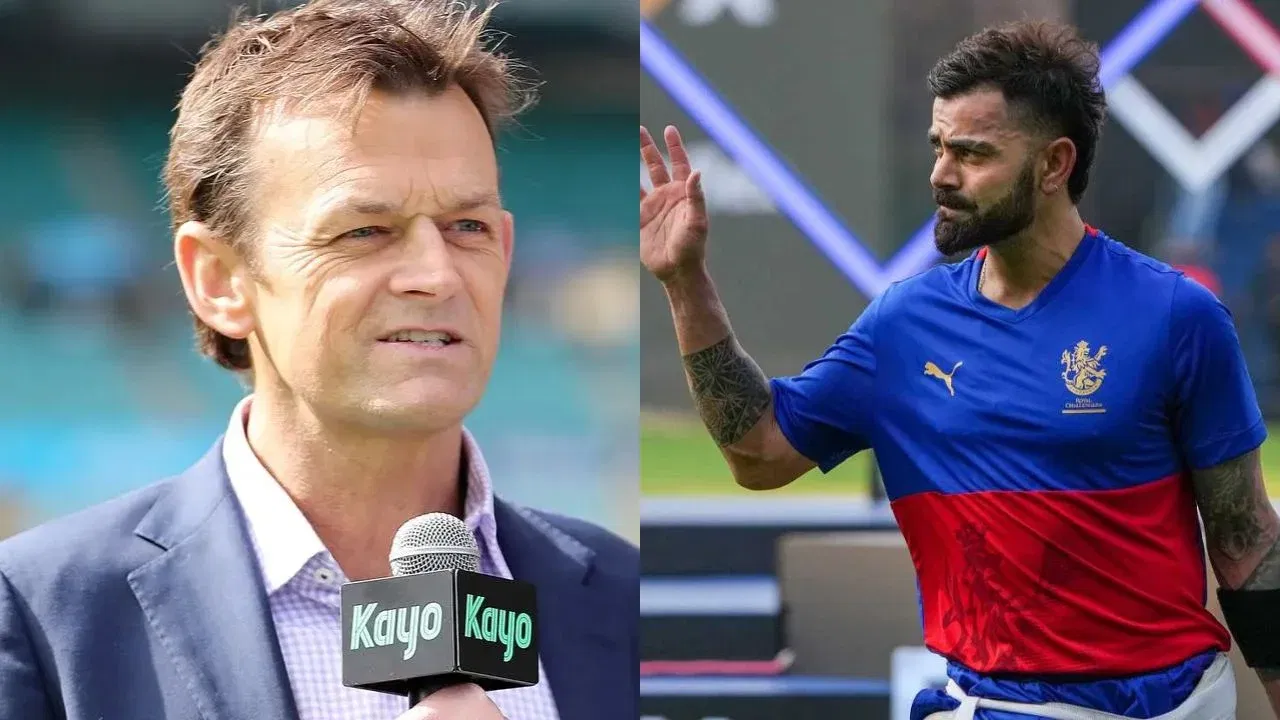 Adam Gilchrist and Virat Kohli