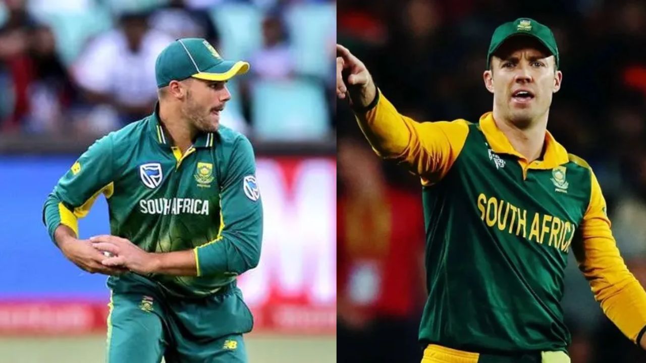 Aiden Markram and AB de Villiers