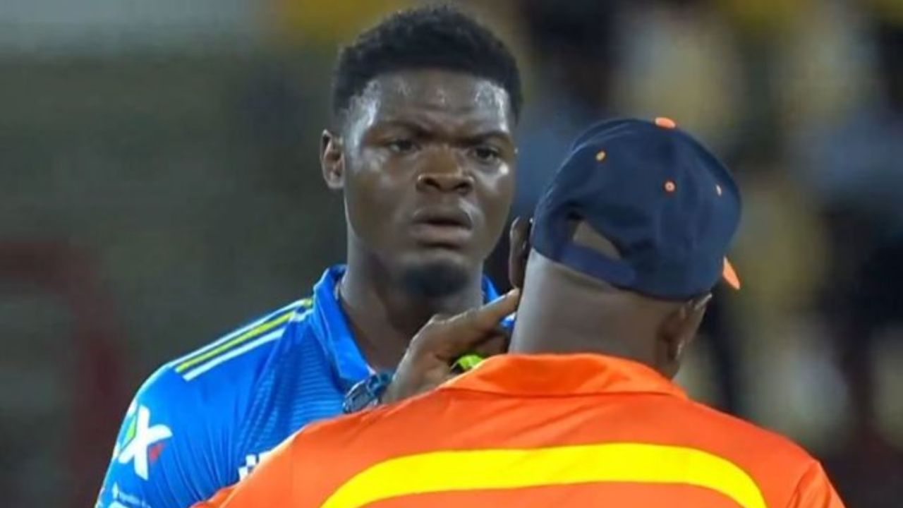 CPL 2024: Alzarri Joseph Gets Into A Fight With The On-field Umpire ...